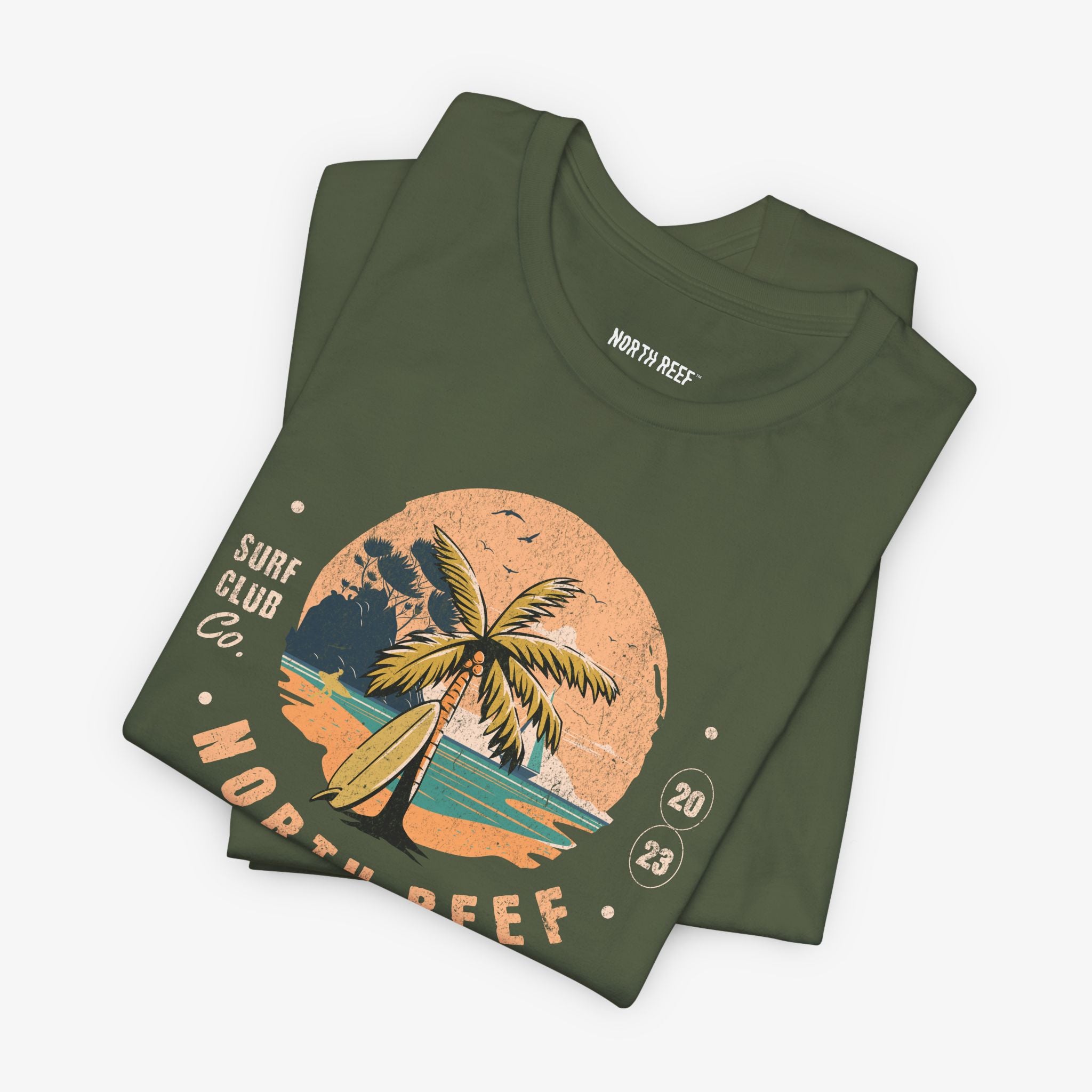 Palm Tree Surf Beach T-shirt