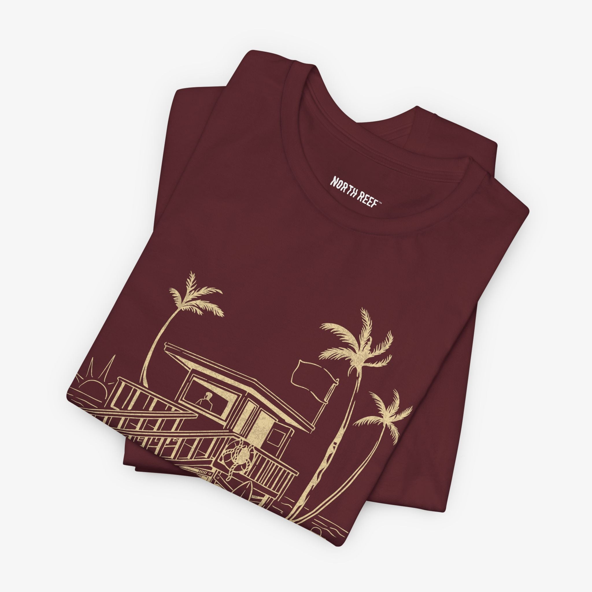 Palm Tree Beach Hut T-shirt