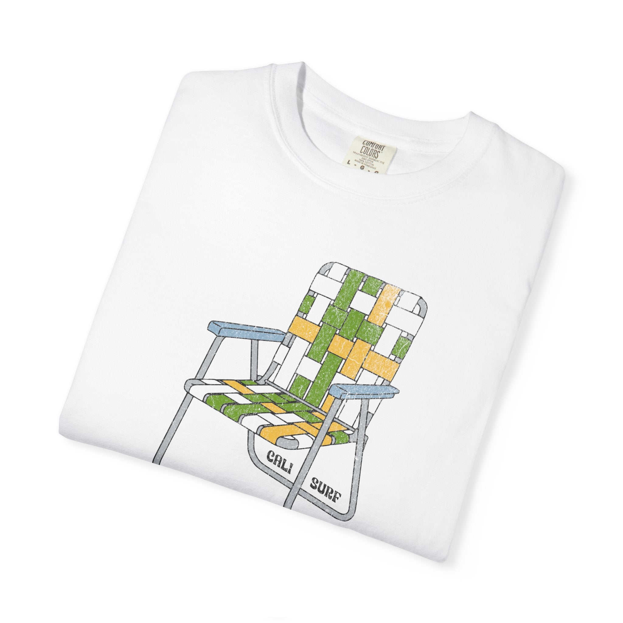 Retro Cali Surf Beach Chair T-shirt