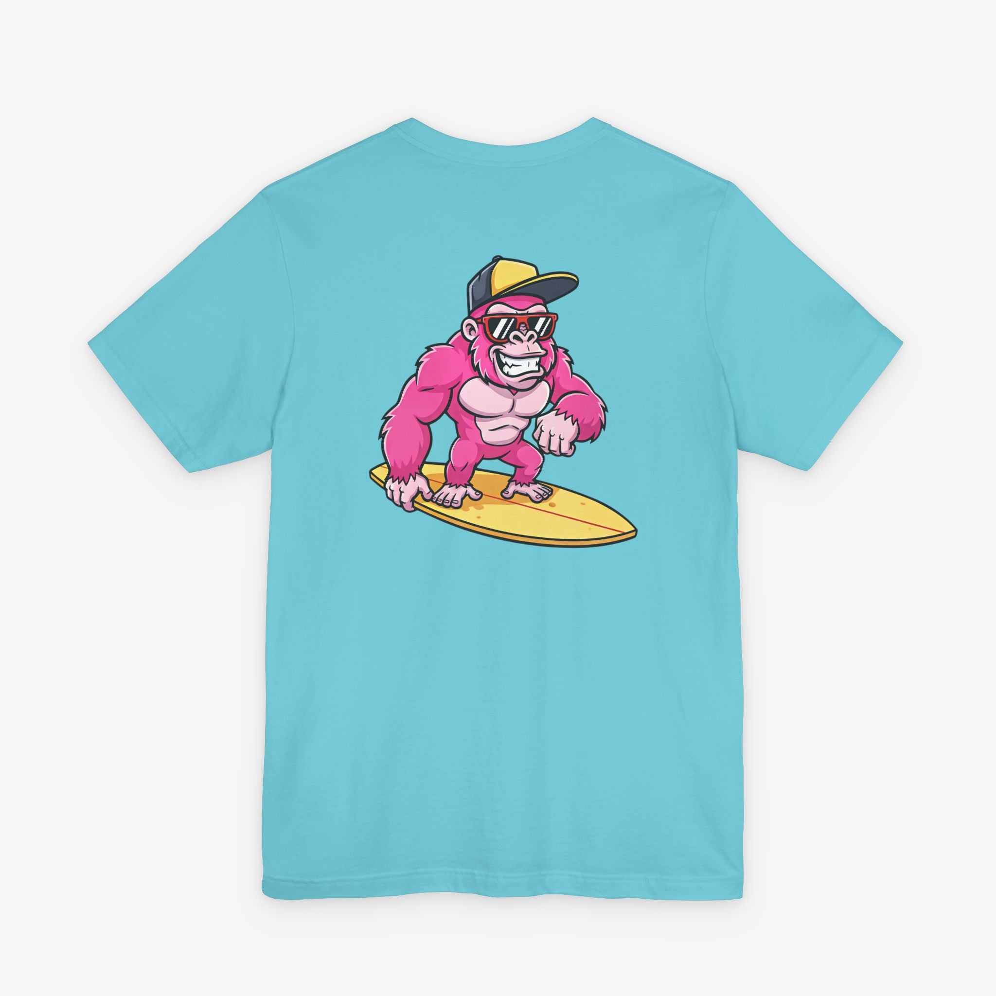 Gorilla Surfing Pocket T-shirt