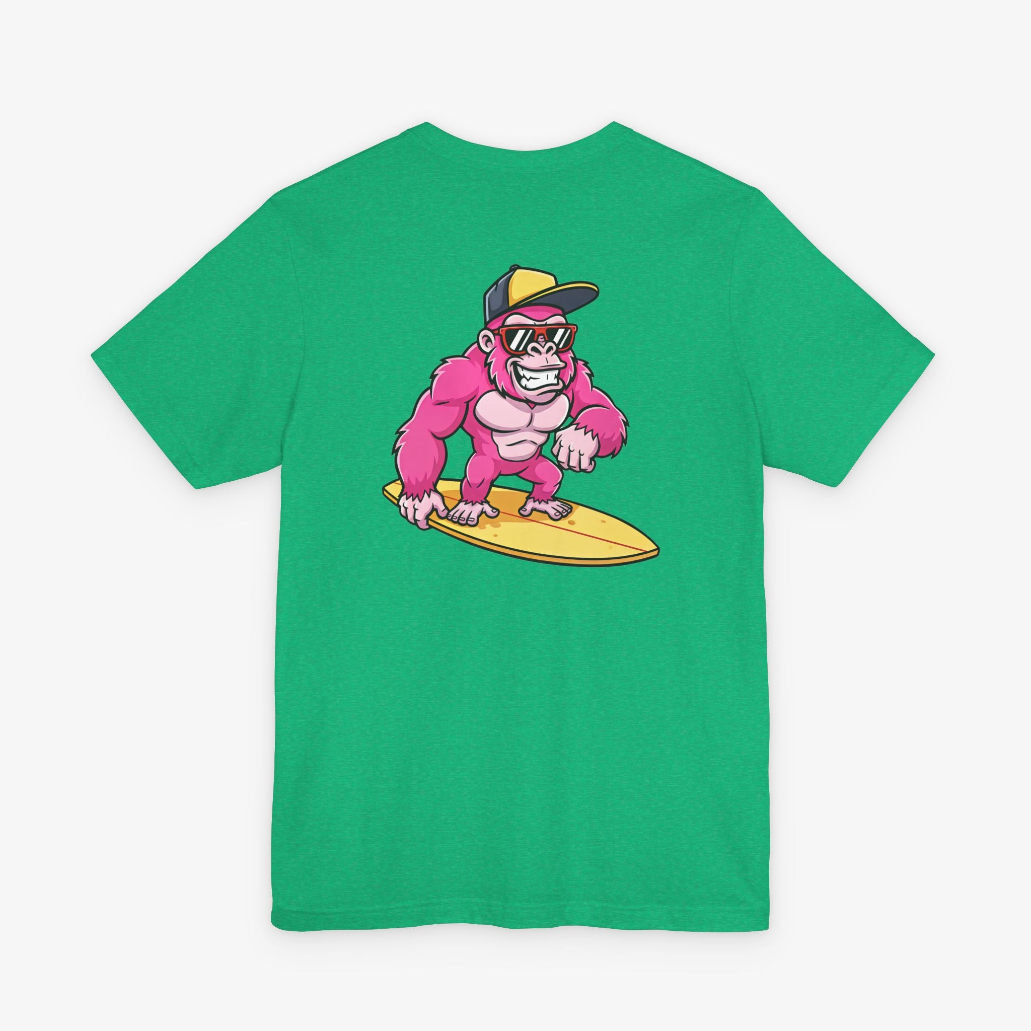 Gorilla Surfing Pocket T-shirt