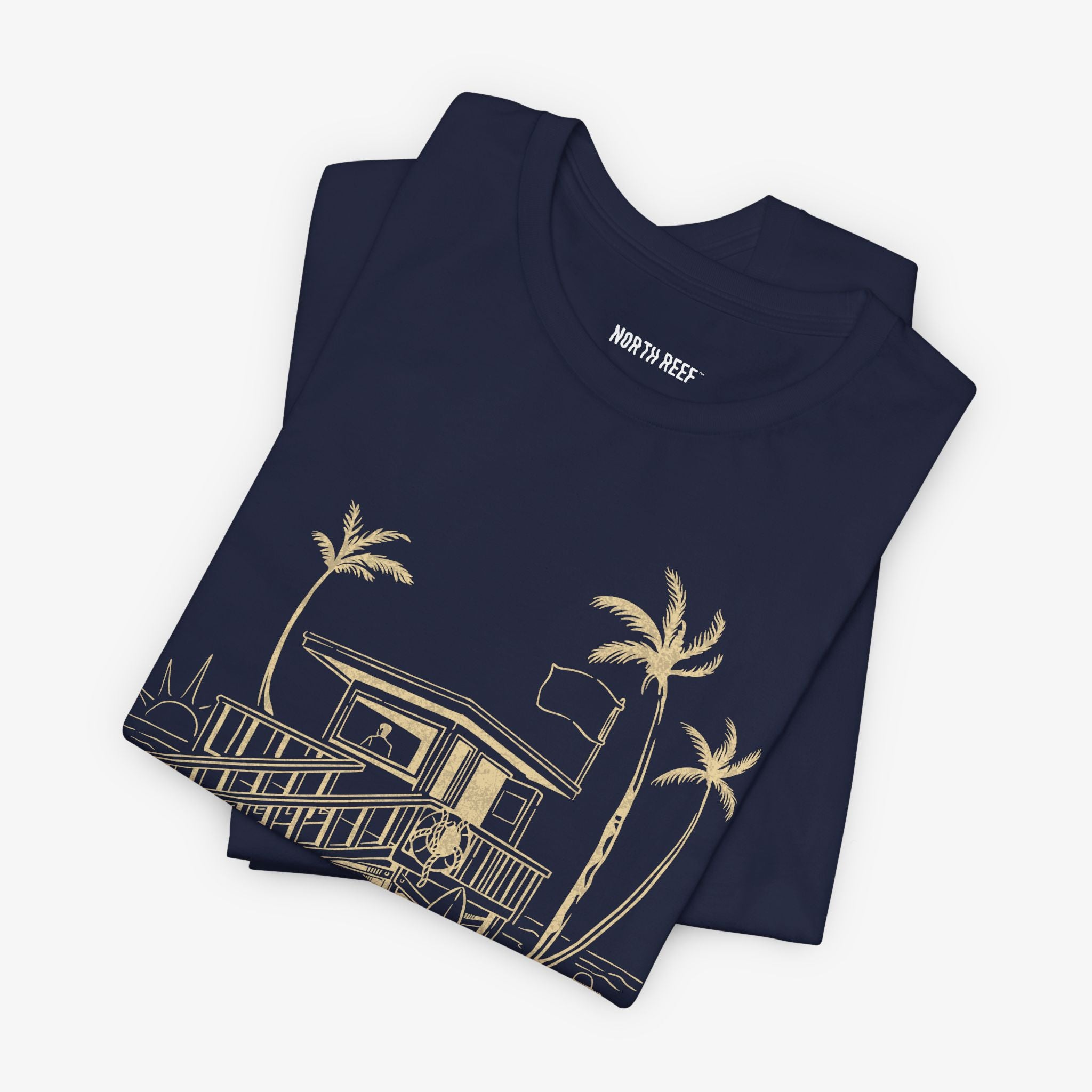 Palm Tree Beach Hut T-shirt