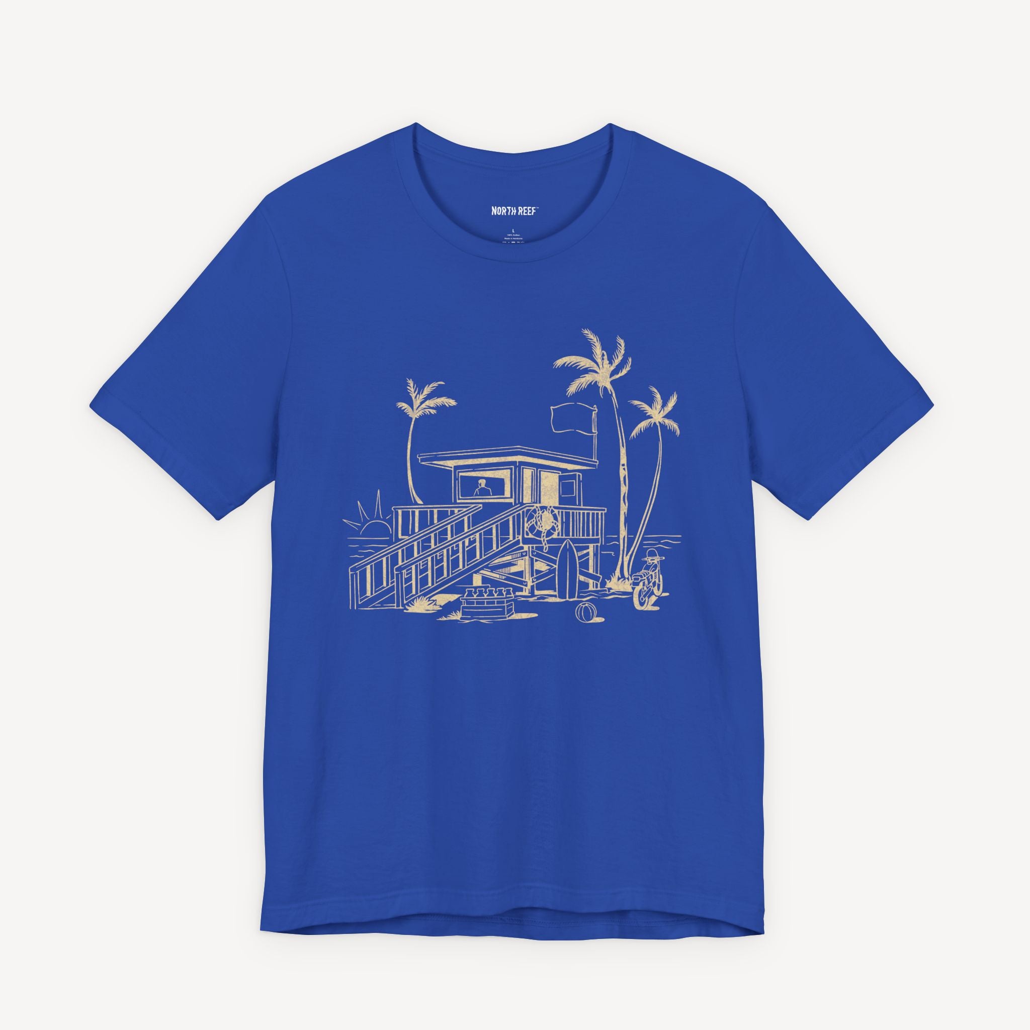 Palm Tree Beach Hut T-shirt