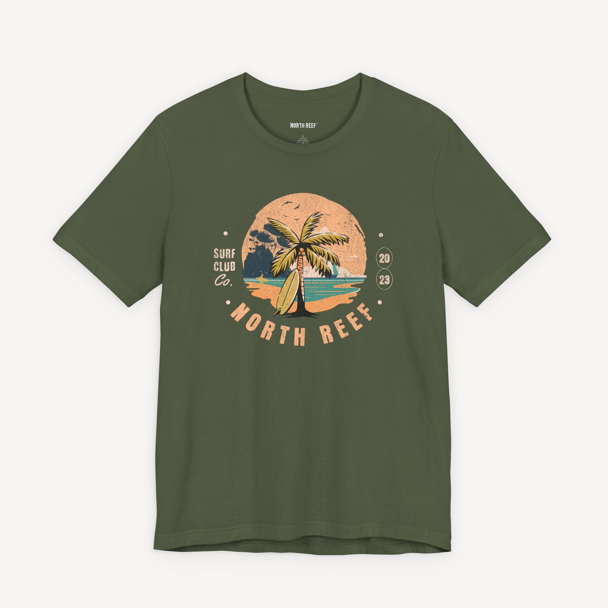 Palm Tree Surf Beach T-shirt