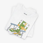 Retro Cali Surf Beach Chair T-shirt