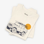 4wd Jeep With Surfboard T-shirt