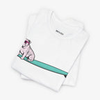 Dog Riding The Nose T-shirt