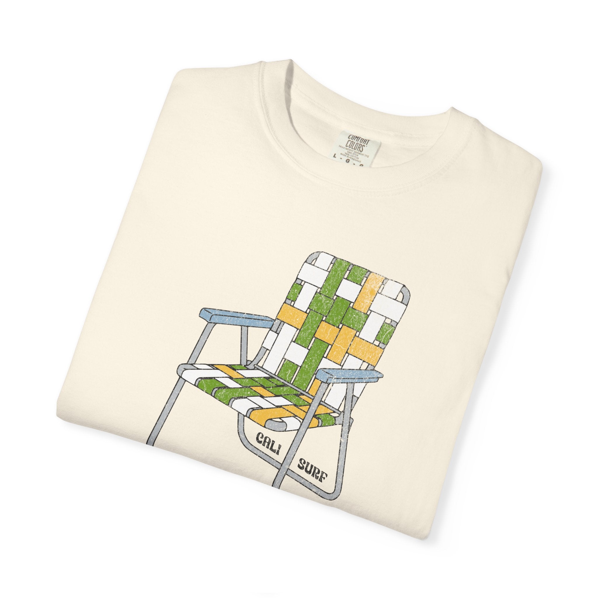 Retro Cali Surf Beach Chair T-shirt