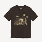 Palm Tree Beach Hut T-shirt
