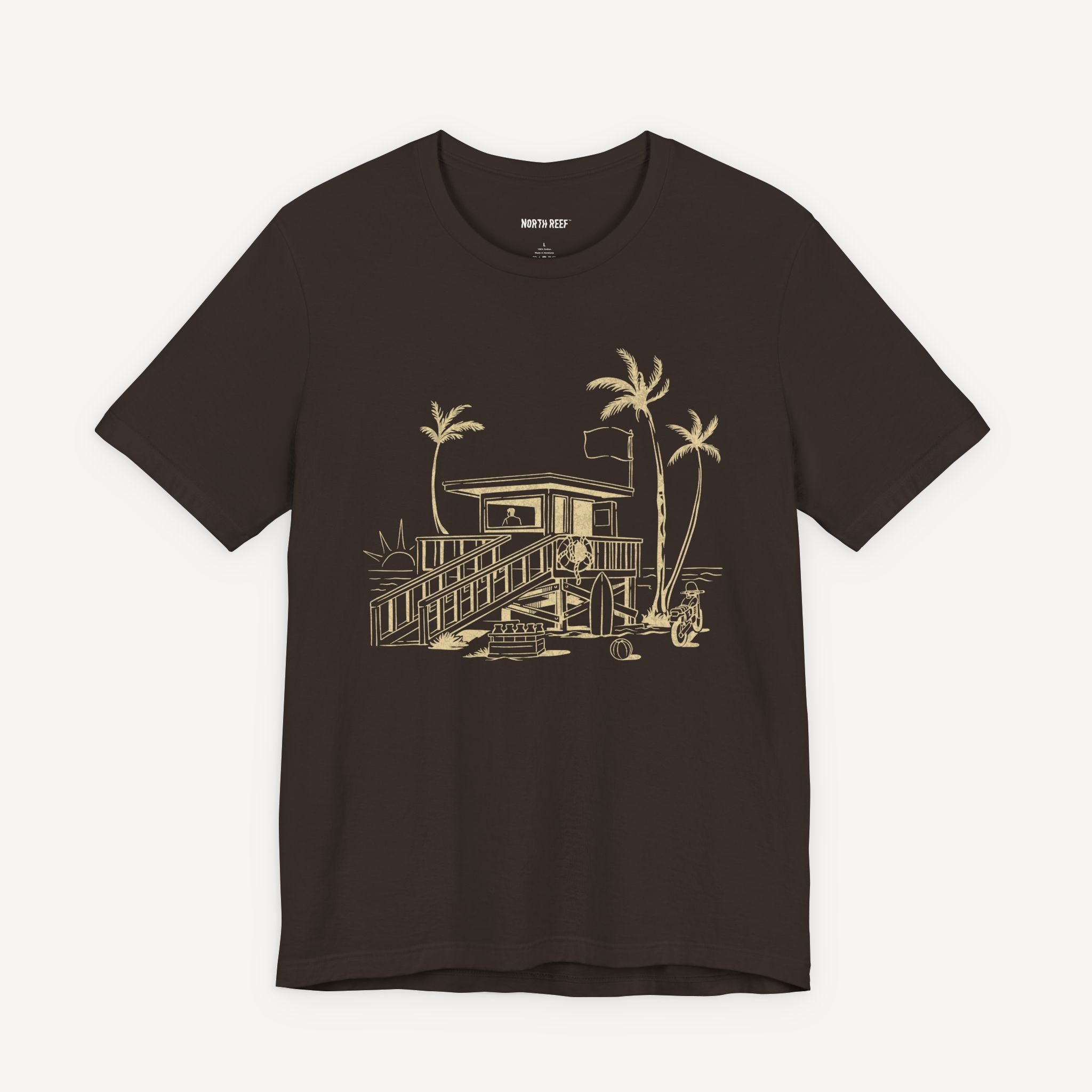 Palm Tree Beach Hut T-shirt