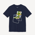 Retro Cali Surf Beach Chair T-shirt