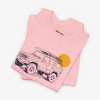 4wd Jeep With Surfboard T-shirt