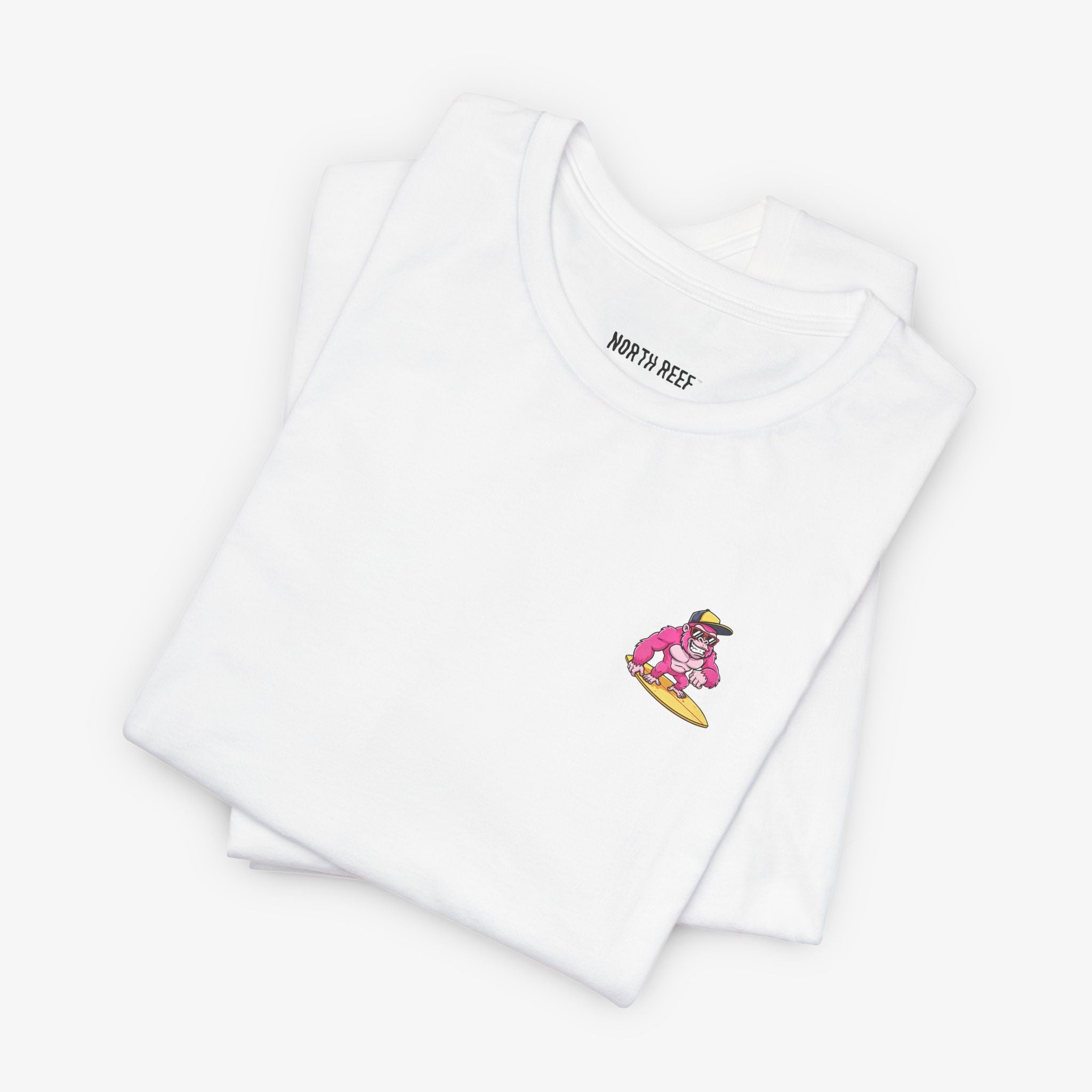 Gorilla Surfing Pocket T-shirt