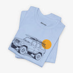 4wd Jeep With Surfboard T-shirt
