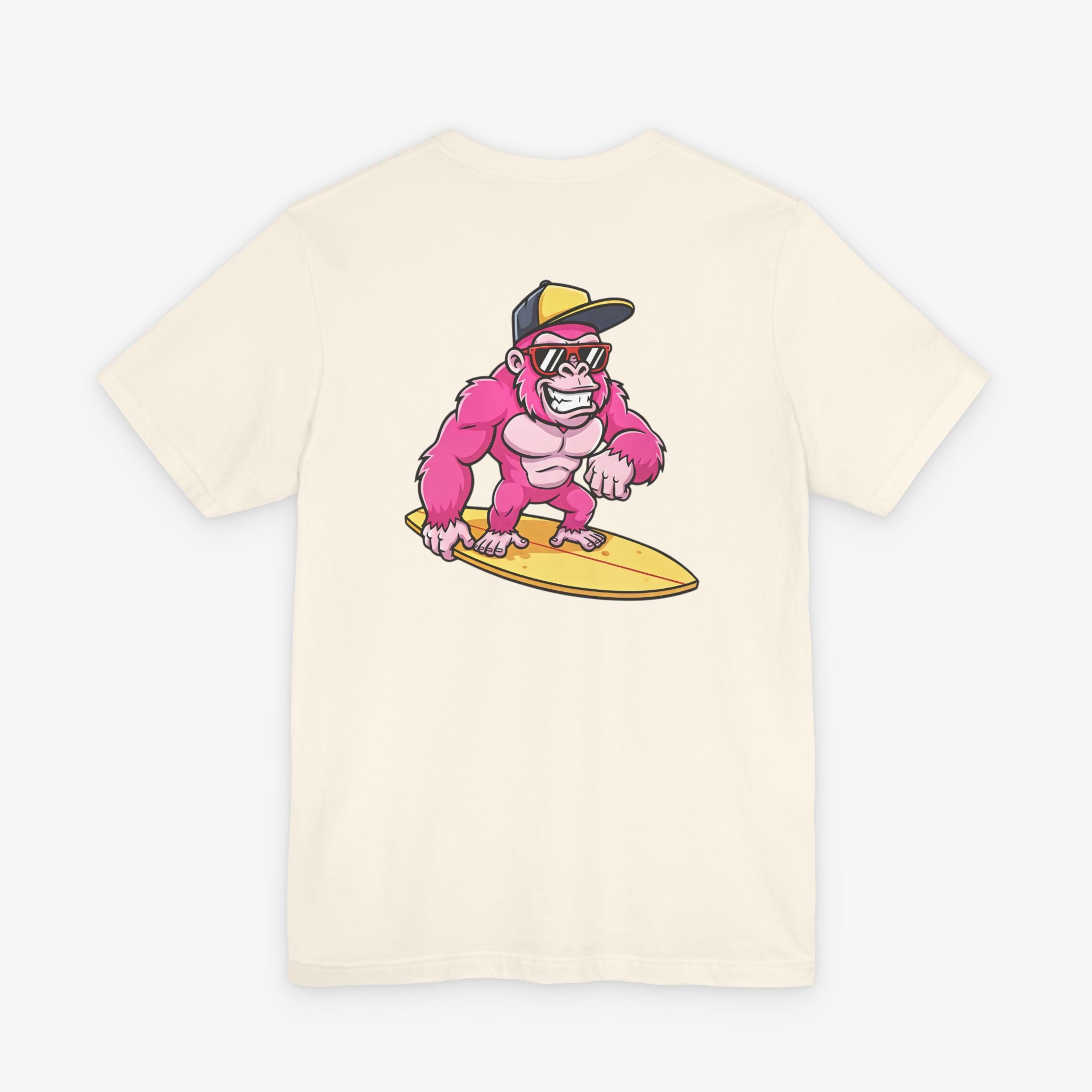 Gorilla Surfing Pocket T-shirt