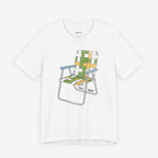 Retro Cali Surf Beach Chair T-shirt