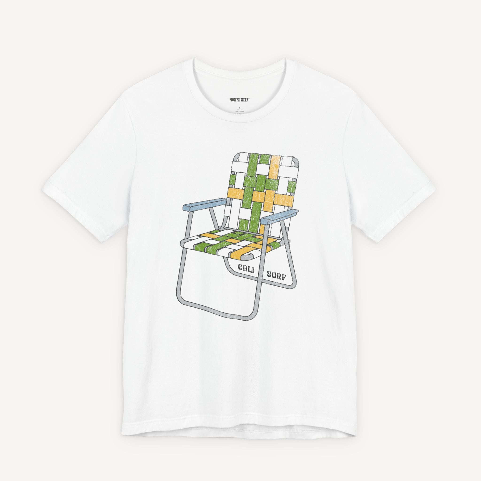 Retro Cali Surf Beach Chair T-shirt