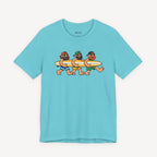 Dudes Cruising with Surfboard T-shirt