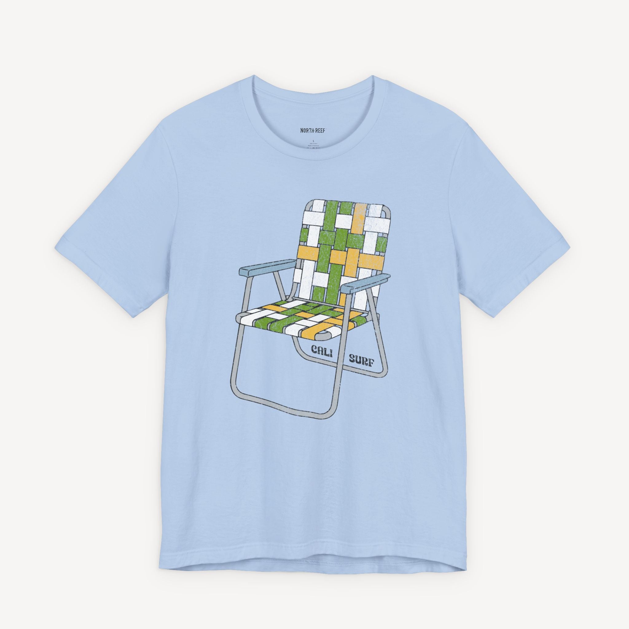 Retro Cali Surf Beach Chair T-shirt