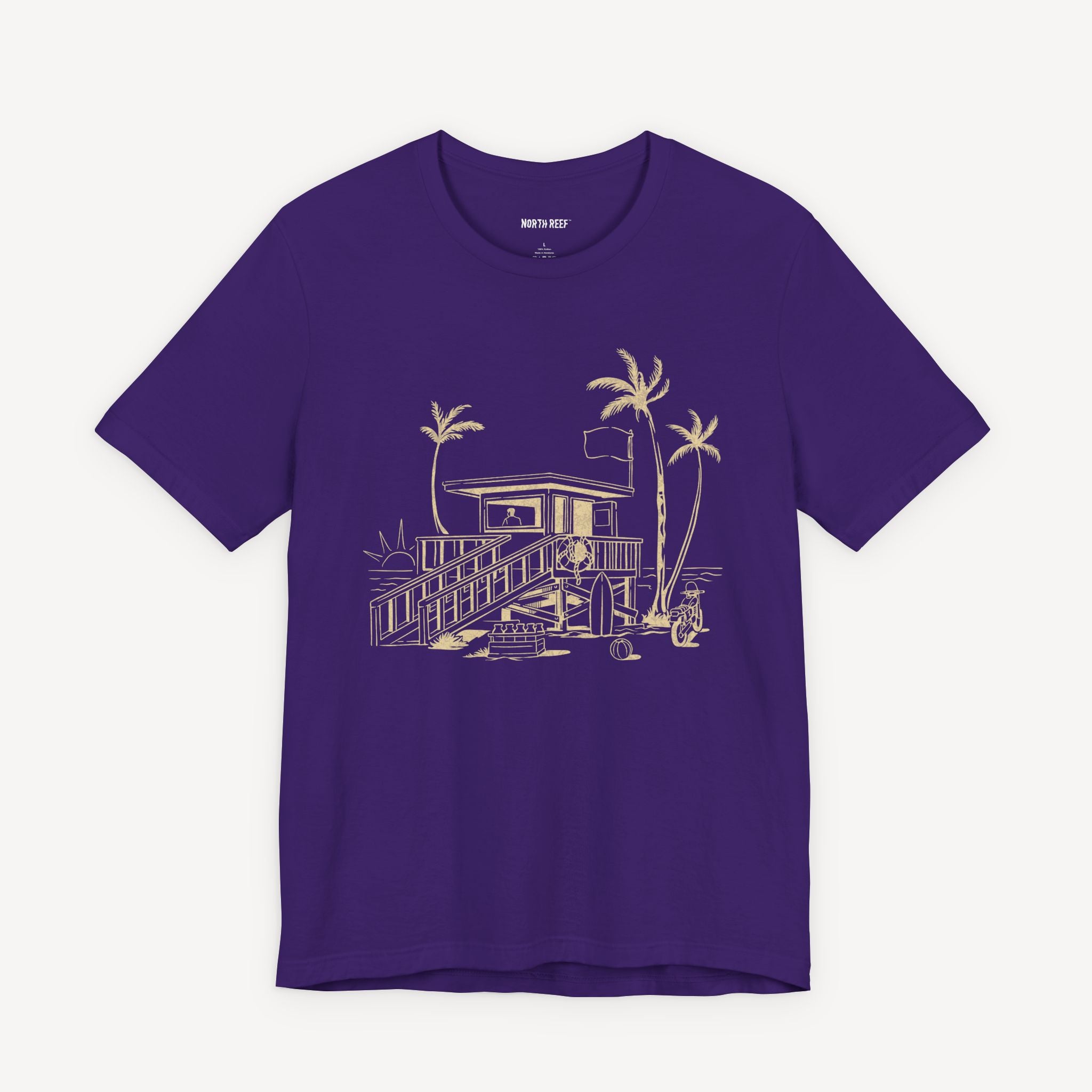 Palm Tree Beach Hut T-shirt