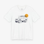 4wd Jeep With Surfboard T-shirt