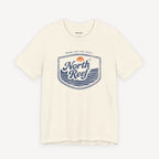 Retro front badge T-shirt