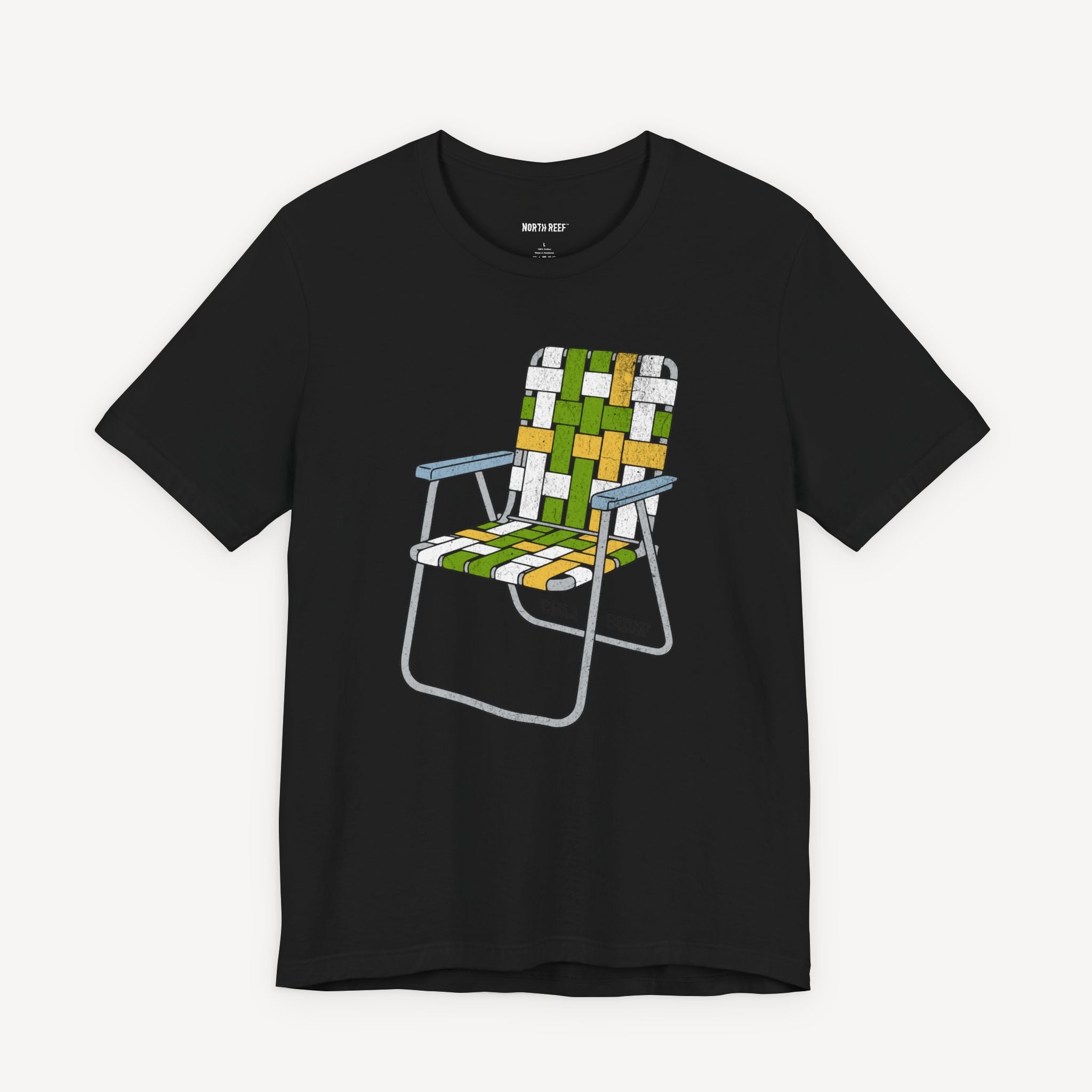 Retro Cali Surf Beach Chair T-shirt