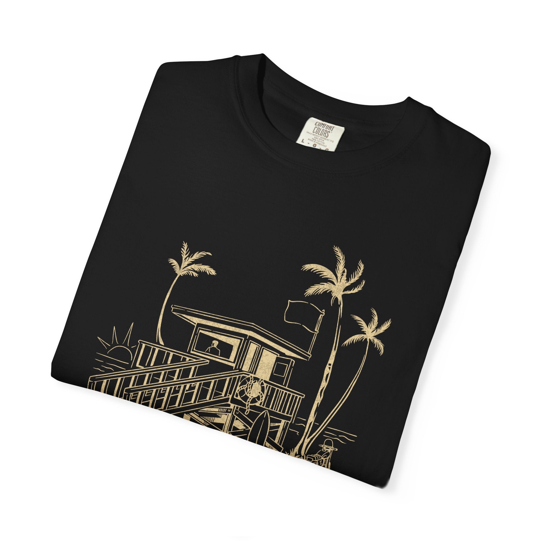 Palm Tree Beach Hut T-shirt