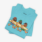 Dudes Cruising with Surfboard T-shirt