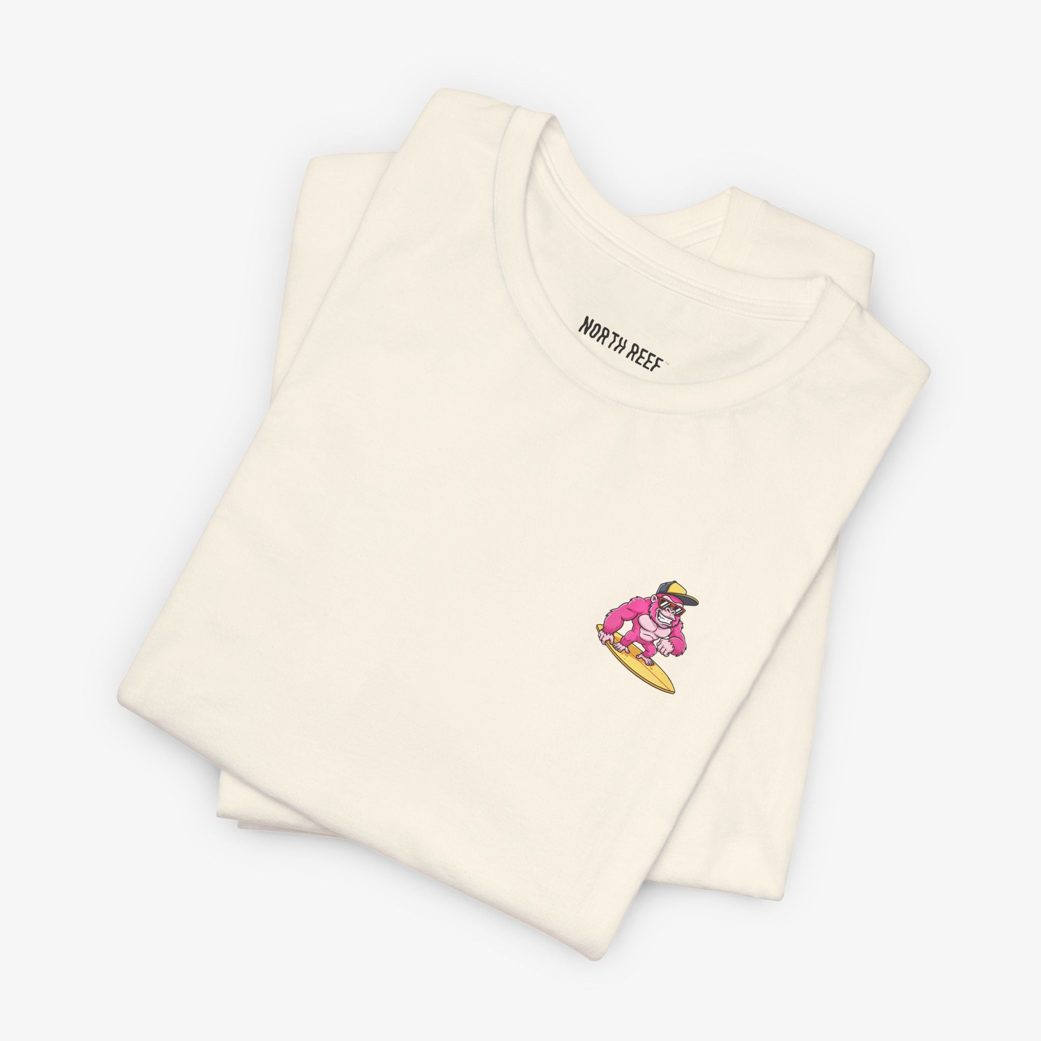 Gorilla Surfing Pocket T-shirt