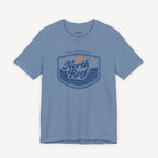 Retro front badge T-shirt