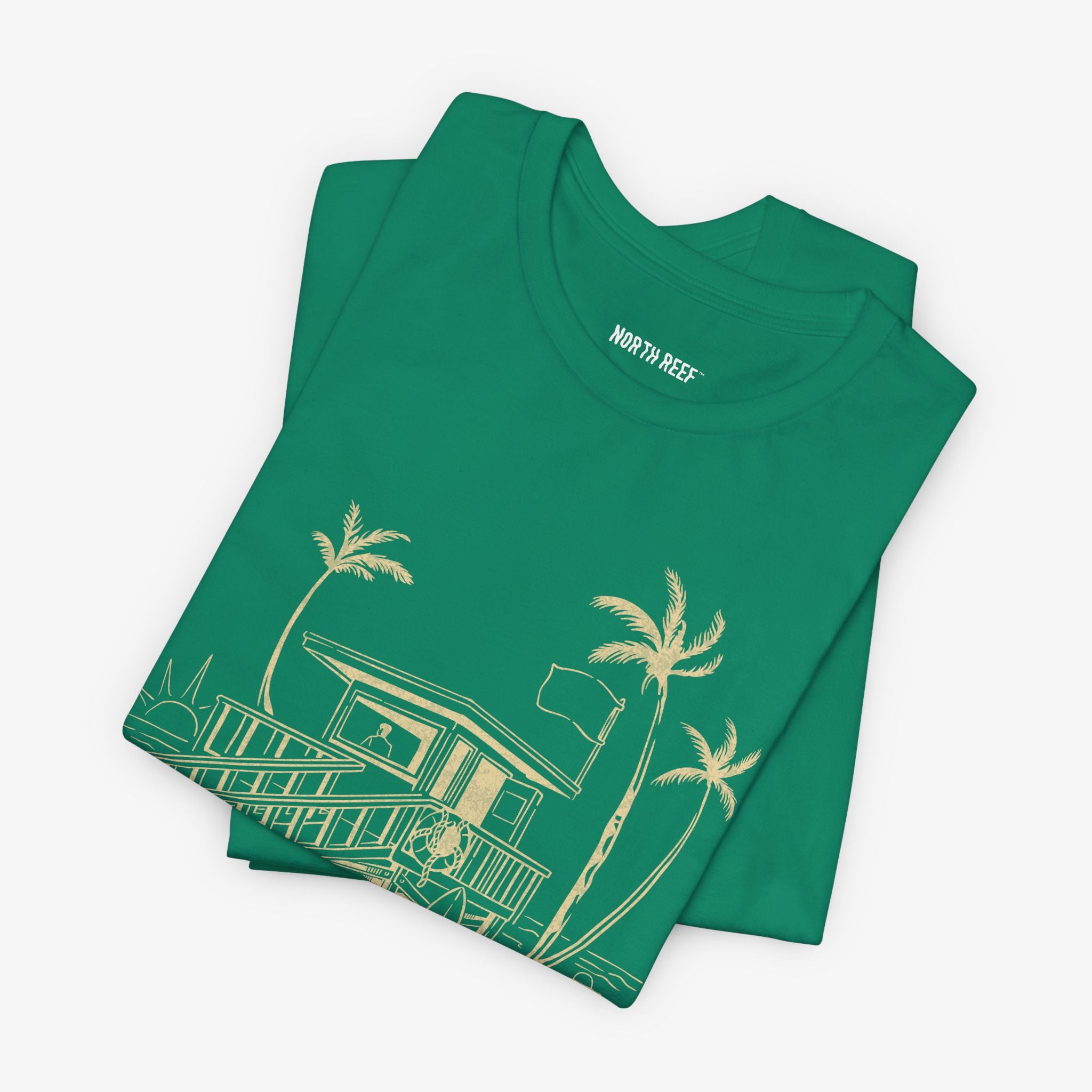 Palm Tree Beach Hut T-shirt