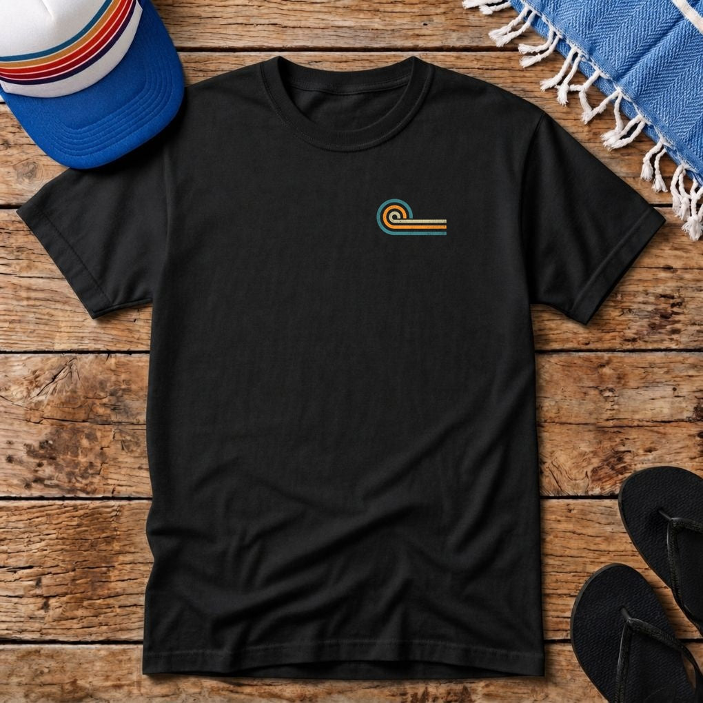 Retro Wave Pocket T-shirt