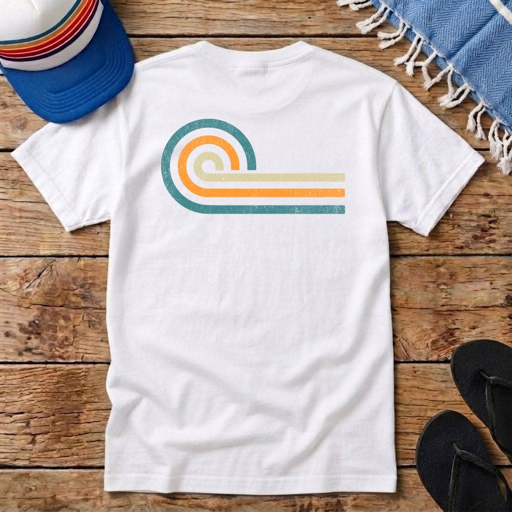 Retro Wave Pocket T-shirt