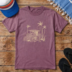 Palm Tree Beach Hut T-shirt