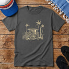 Palm Tree Beach Hut T-shirt