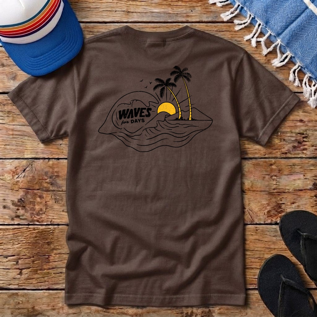 Waves for Days Pocket T-shirt