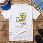 Retro Cali Surf Beach Chair T-shirt