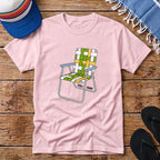 Retro Cali Surf Beach Chair T-shirt