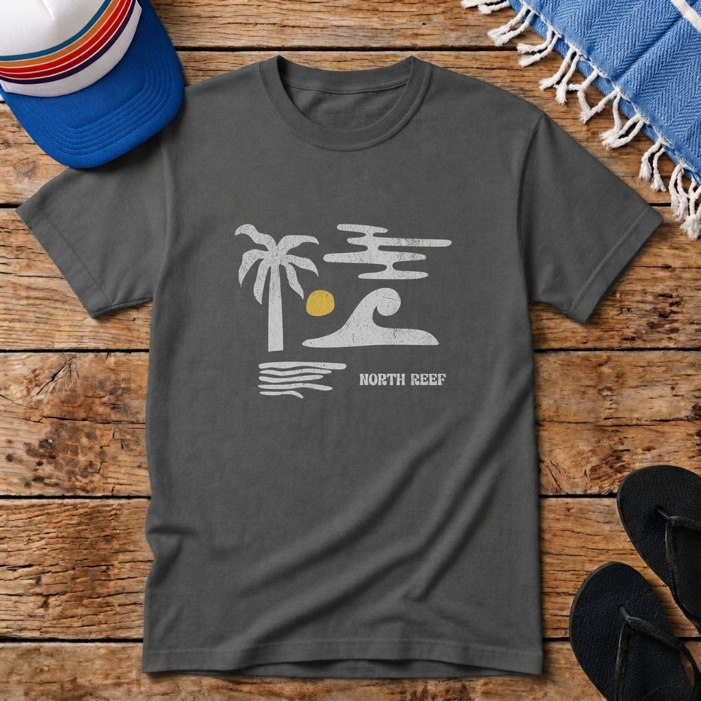 Beach Sunset Palm T-shirt
