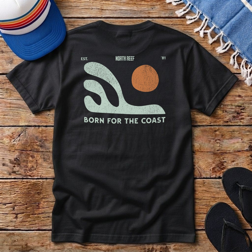 Coastal Wave Graphic T-shirt