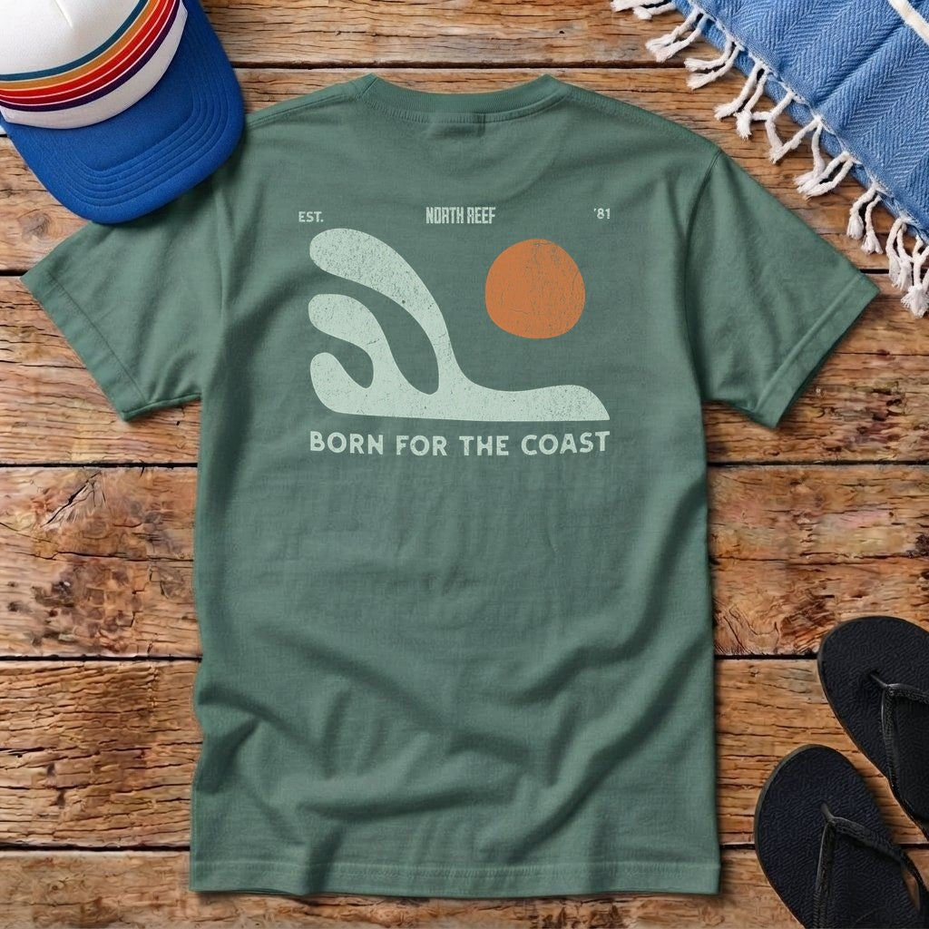 Coastal Wave Graphic T-shirt