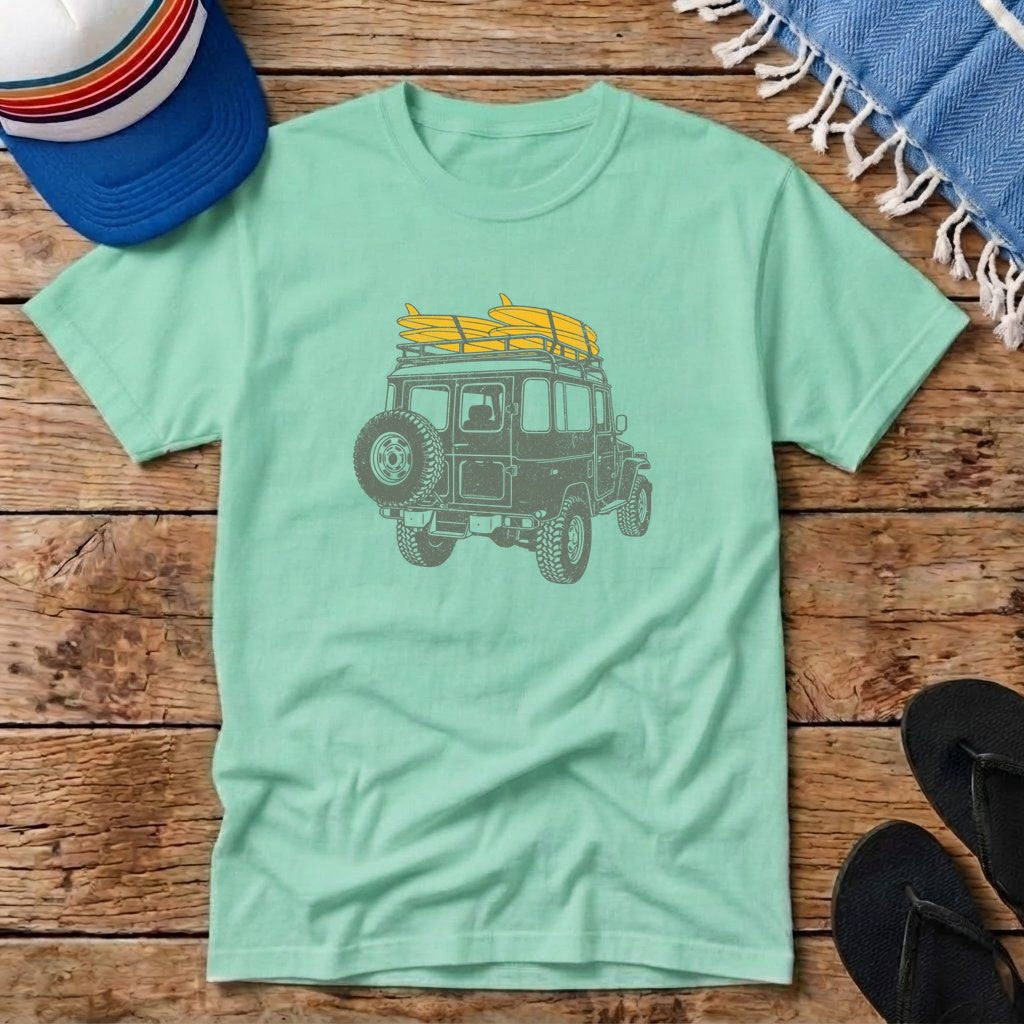 Jeep With Boards T-shirt