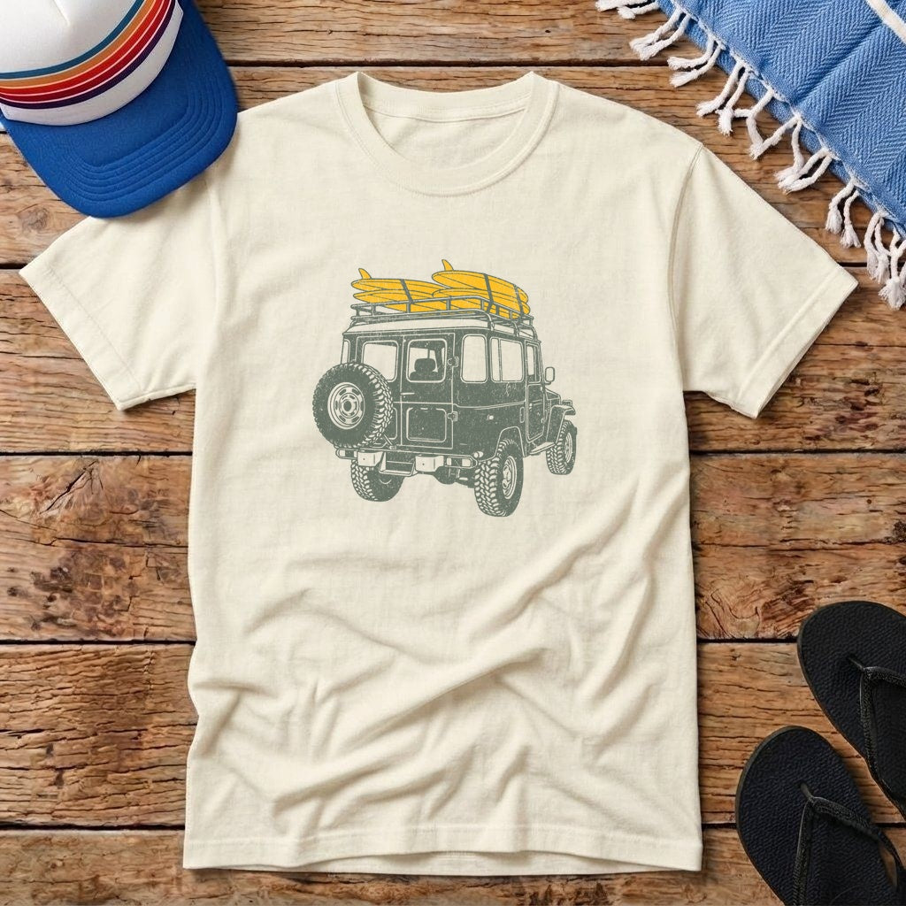 Jeep With Boards T-shirt