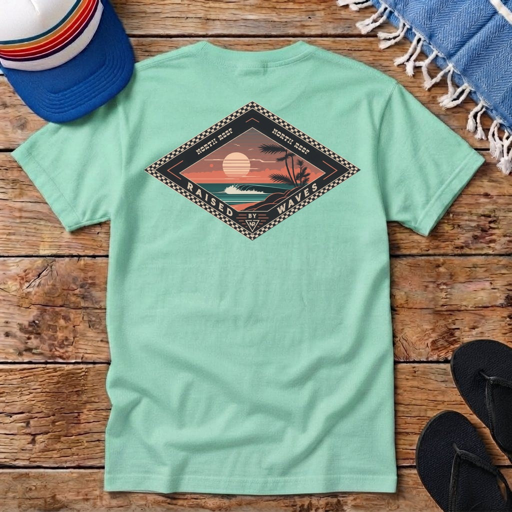 Raised By Waves Pocket T-shirt