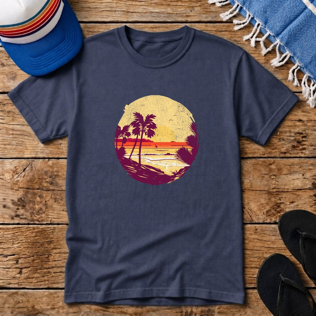 Sun Set Palm Beach T-shirt