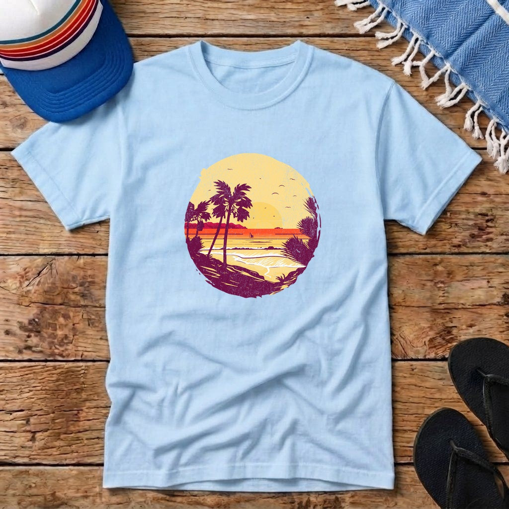 Sun Set Palm Beach T-shirt