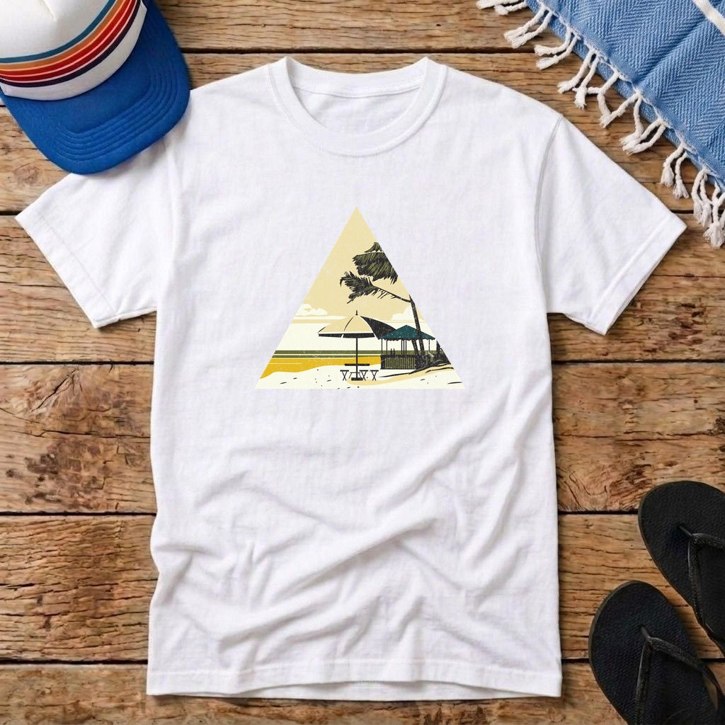 Beach Vibes Triangle T-shirt