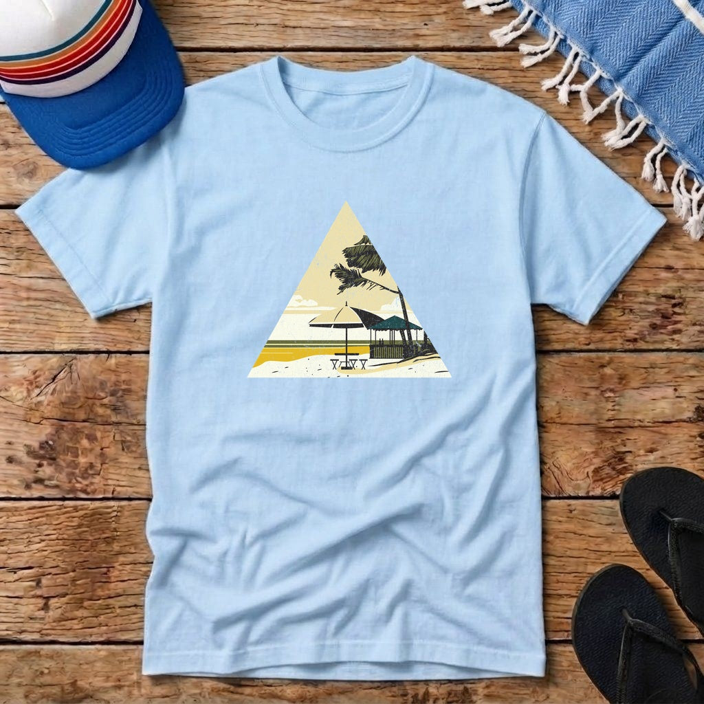 Beach Vibes Triangle T-shirt