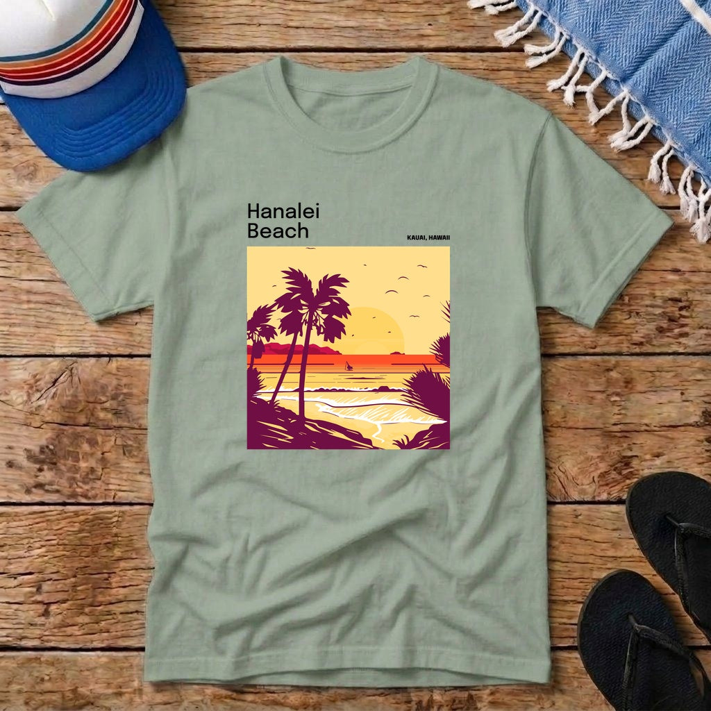 Hanalei Beach T-shirt